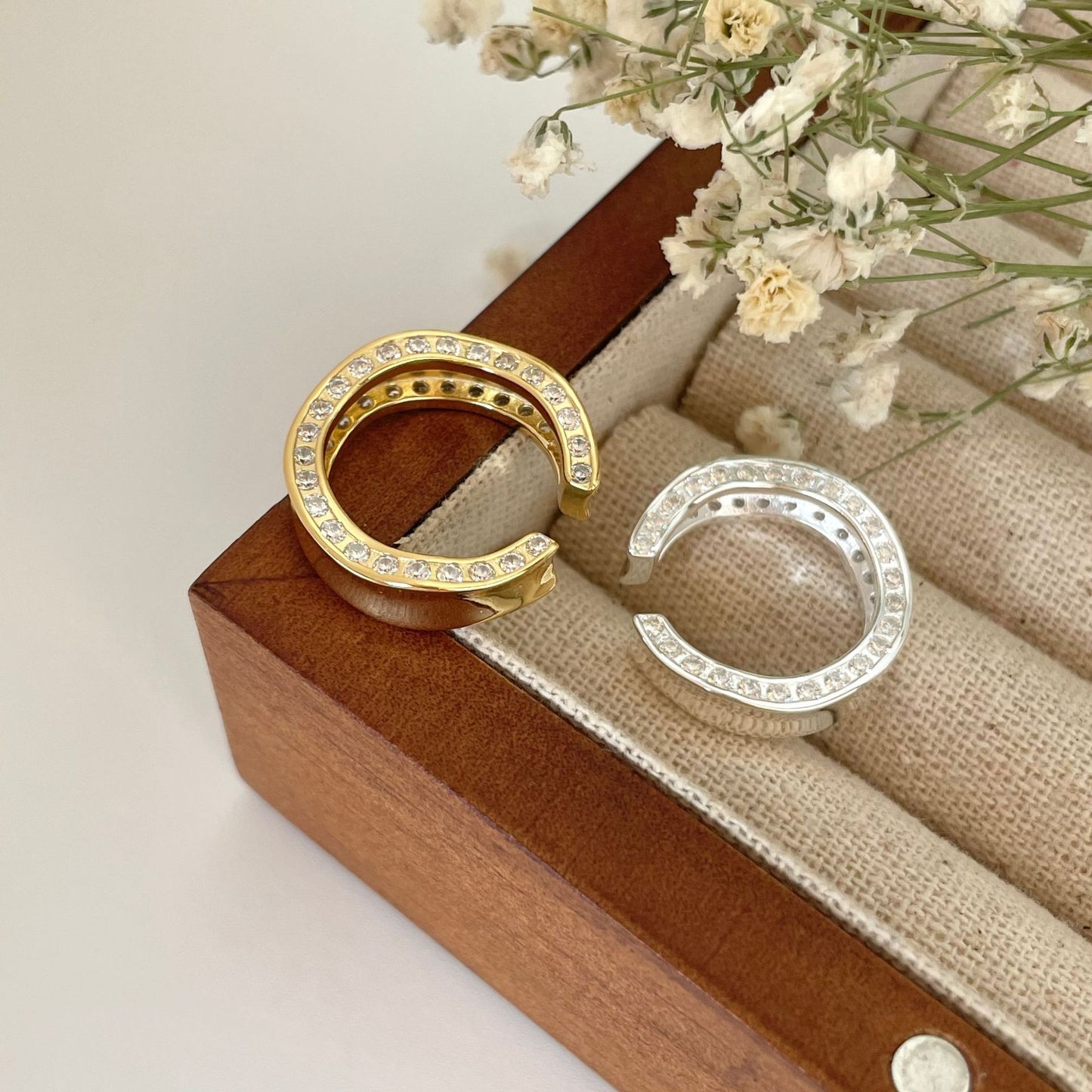 925 Sterling Silver Full Zircons Ring