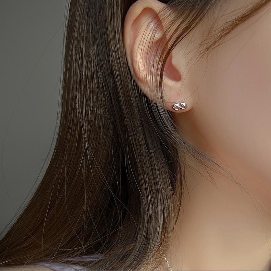 925 Sterling Silver Bow Tie Earrings