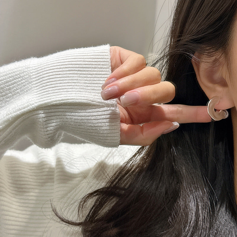 925 Sterling Silver Simple Fashion Earrings
