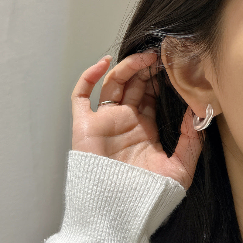 925 Sterling Silver Simple Fashion Earrings