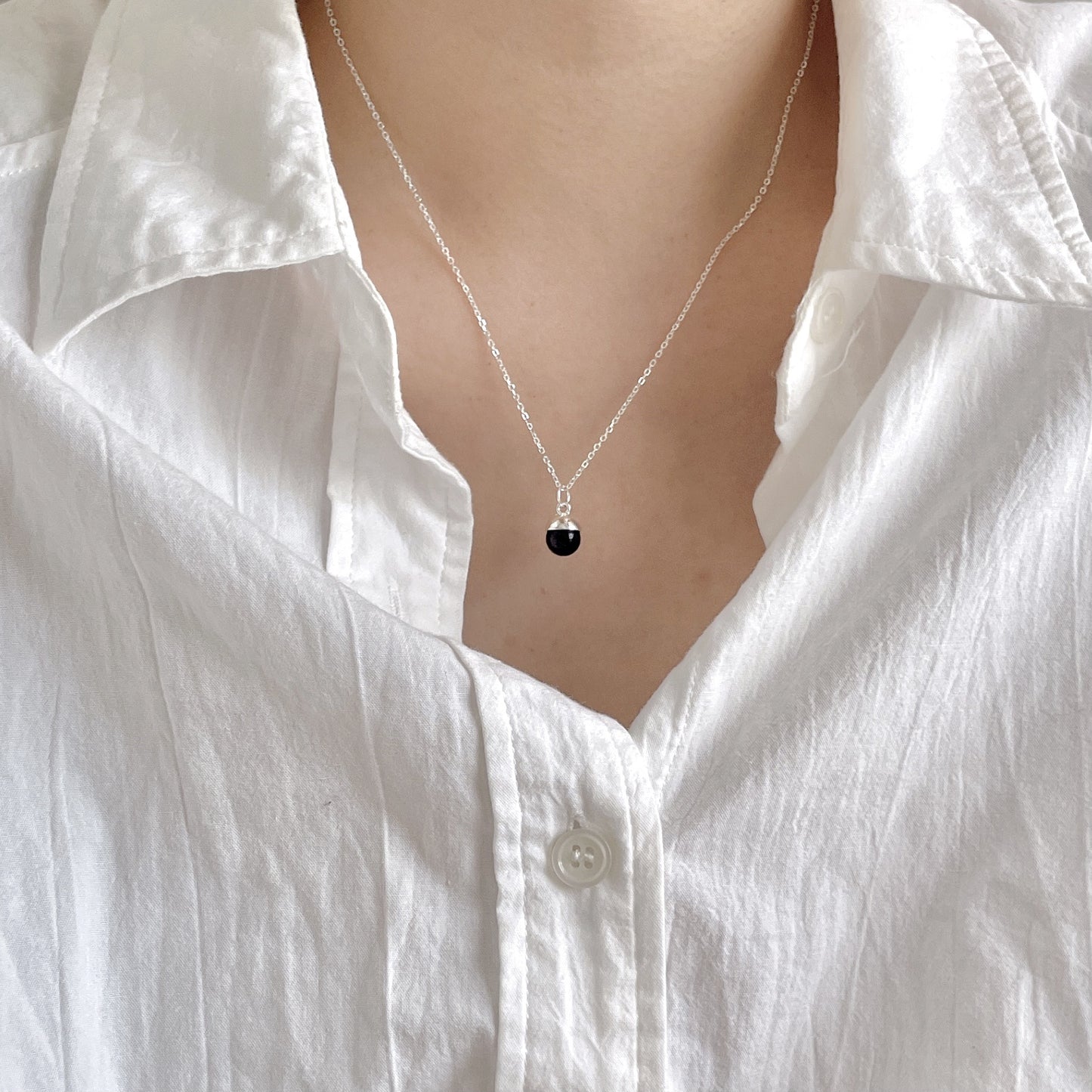 925 Sterling Silver Trendy Pendant Necklace