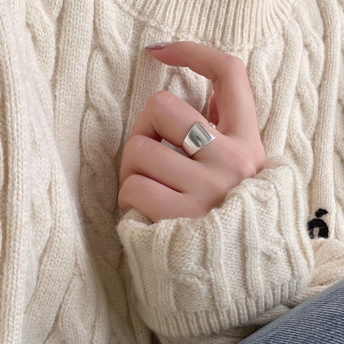 925 Sterling Silver Open Ring