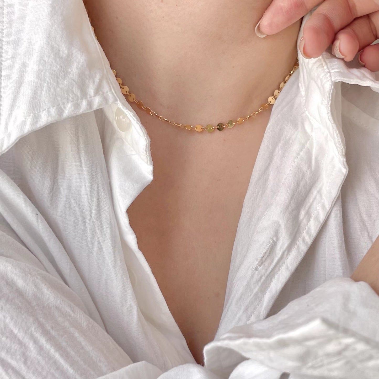 925 Sterling Silver Fashion Chain Necklace