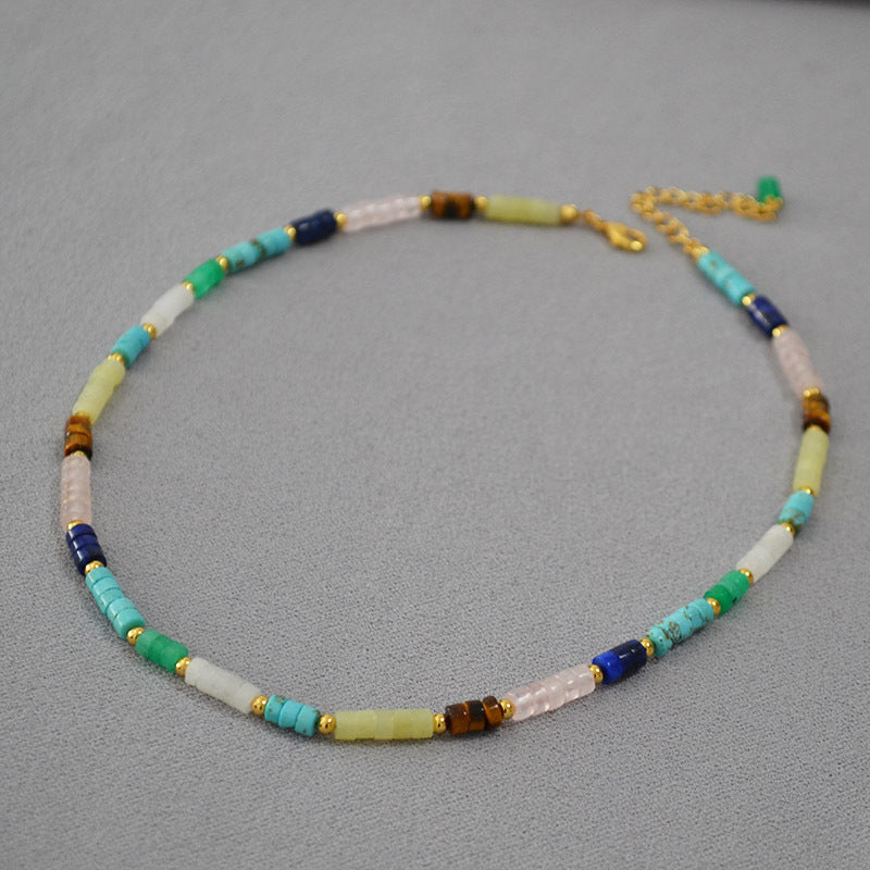 Brass Beaded Chic Necklace