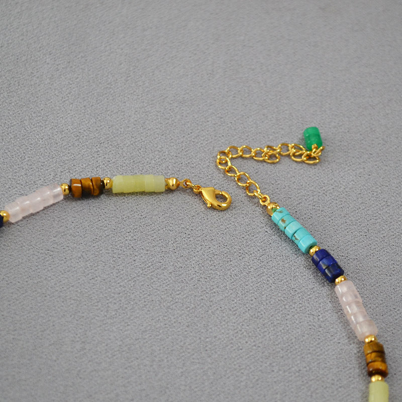 Brass Beaded Chic Necklace