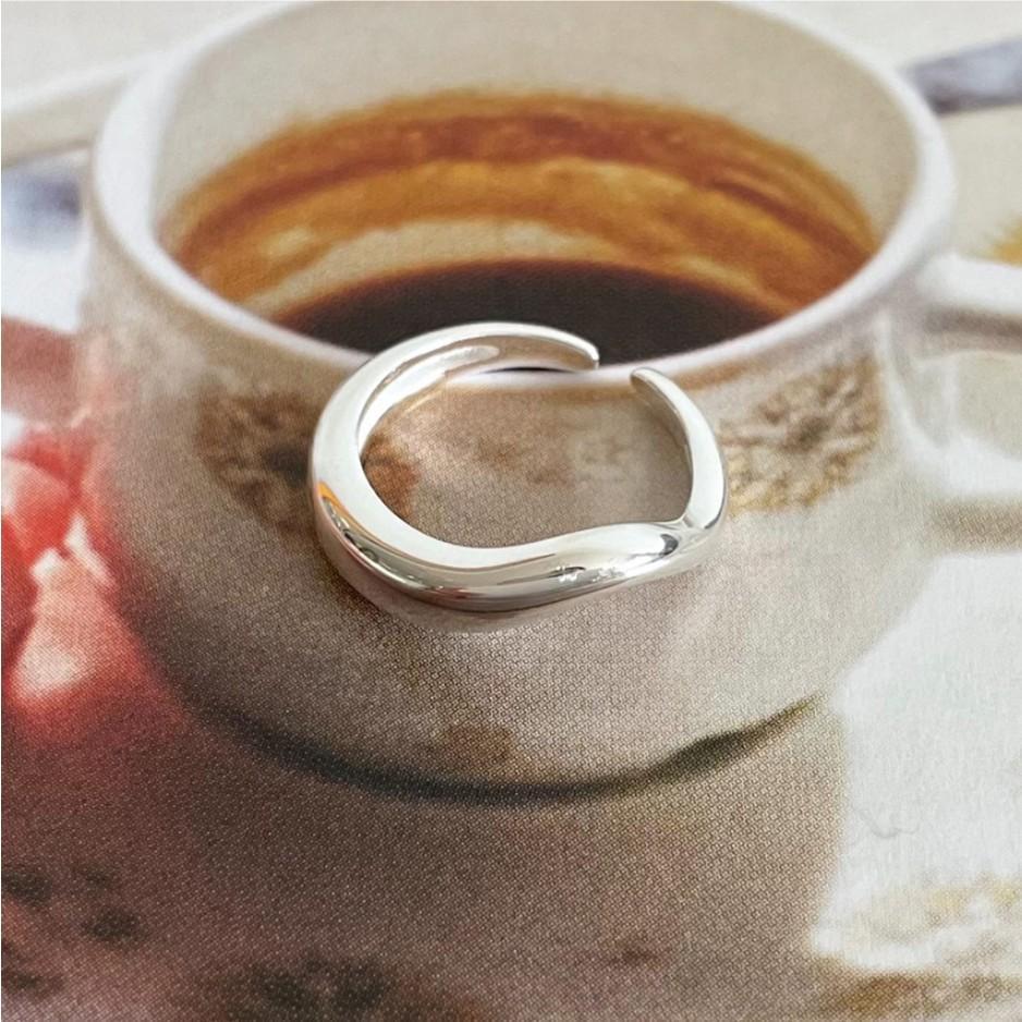 925 Sterling Silver Wave Ring