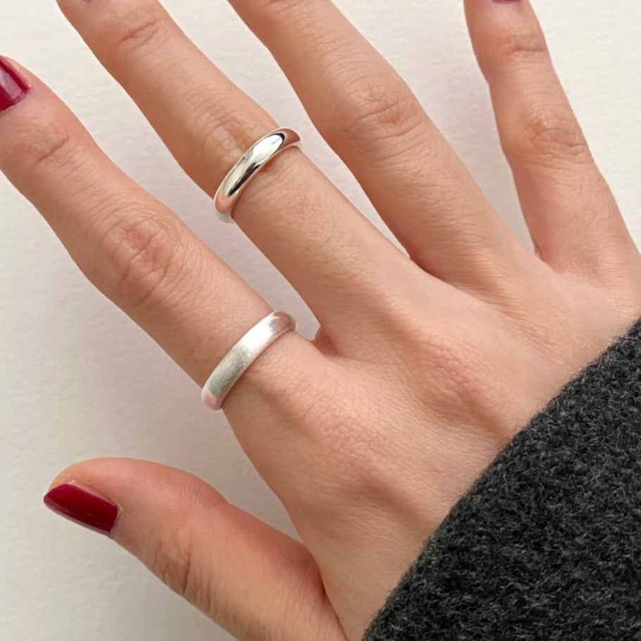 925 Sterling Silver High Polish Ring