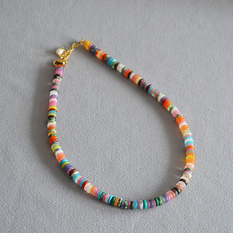 Brass Beaded Trendy Necklace