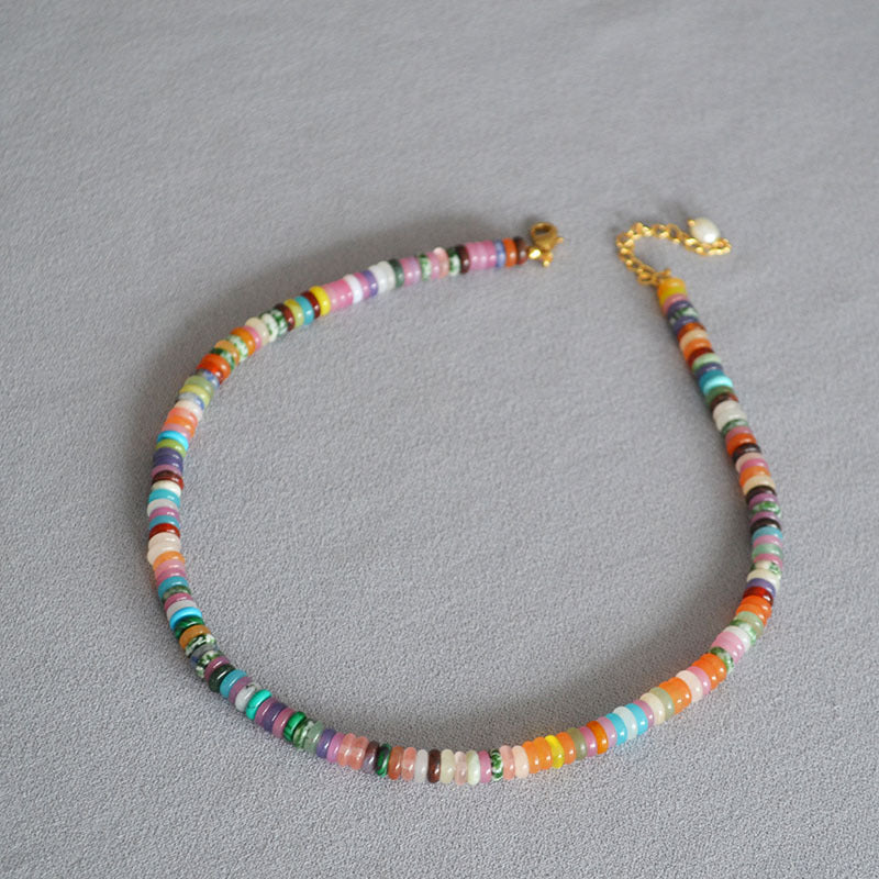 Brass Beaded Trendy Necklace