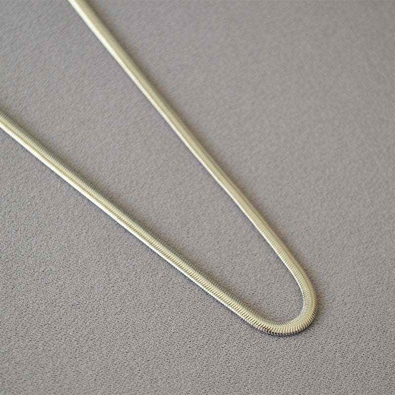 Brass Snake Chain Necklace