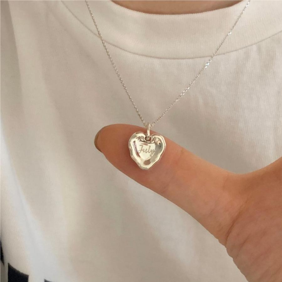 925 Sterling Silver Heart Pendant Necklace