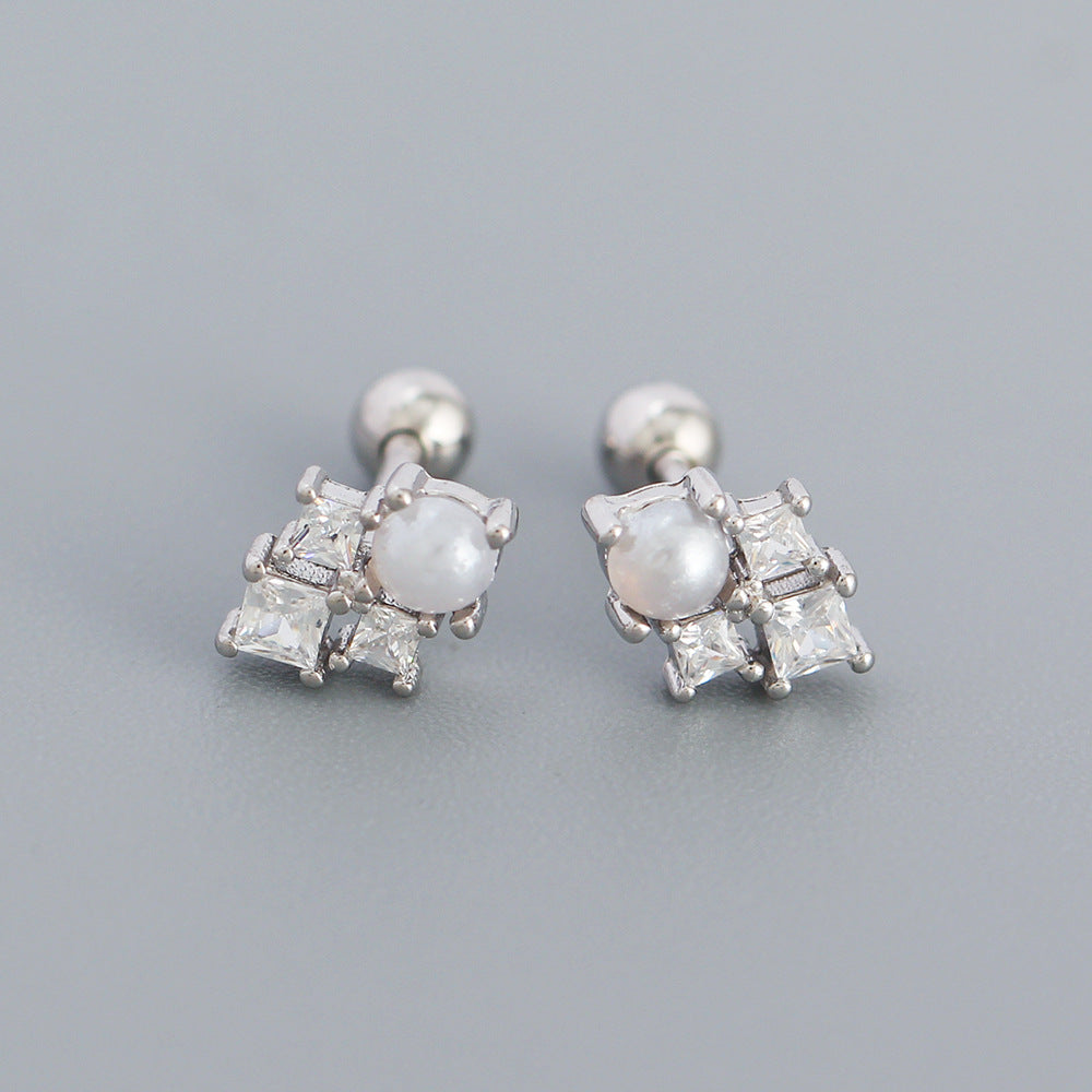 925 Sterling Silver Delicate Earring Studs