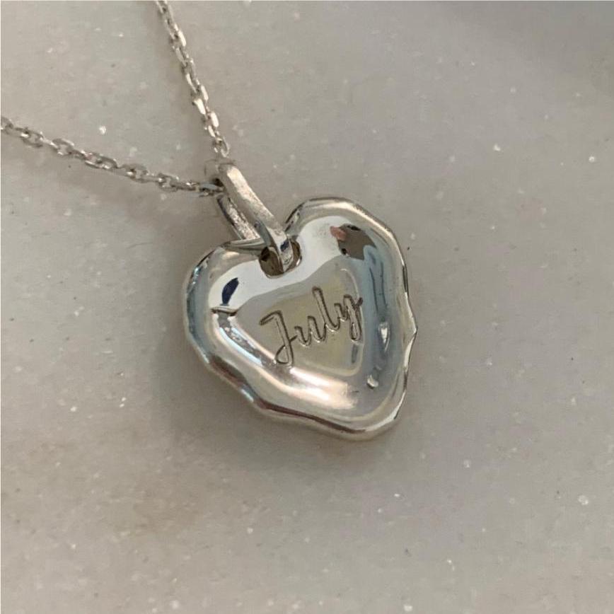 925 Sterling Silver Heart Pendant Necklace