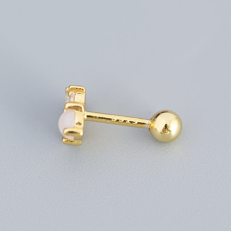 925 Sterling Silver Delicate Earring Studs