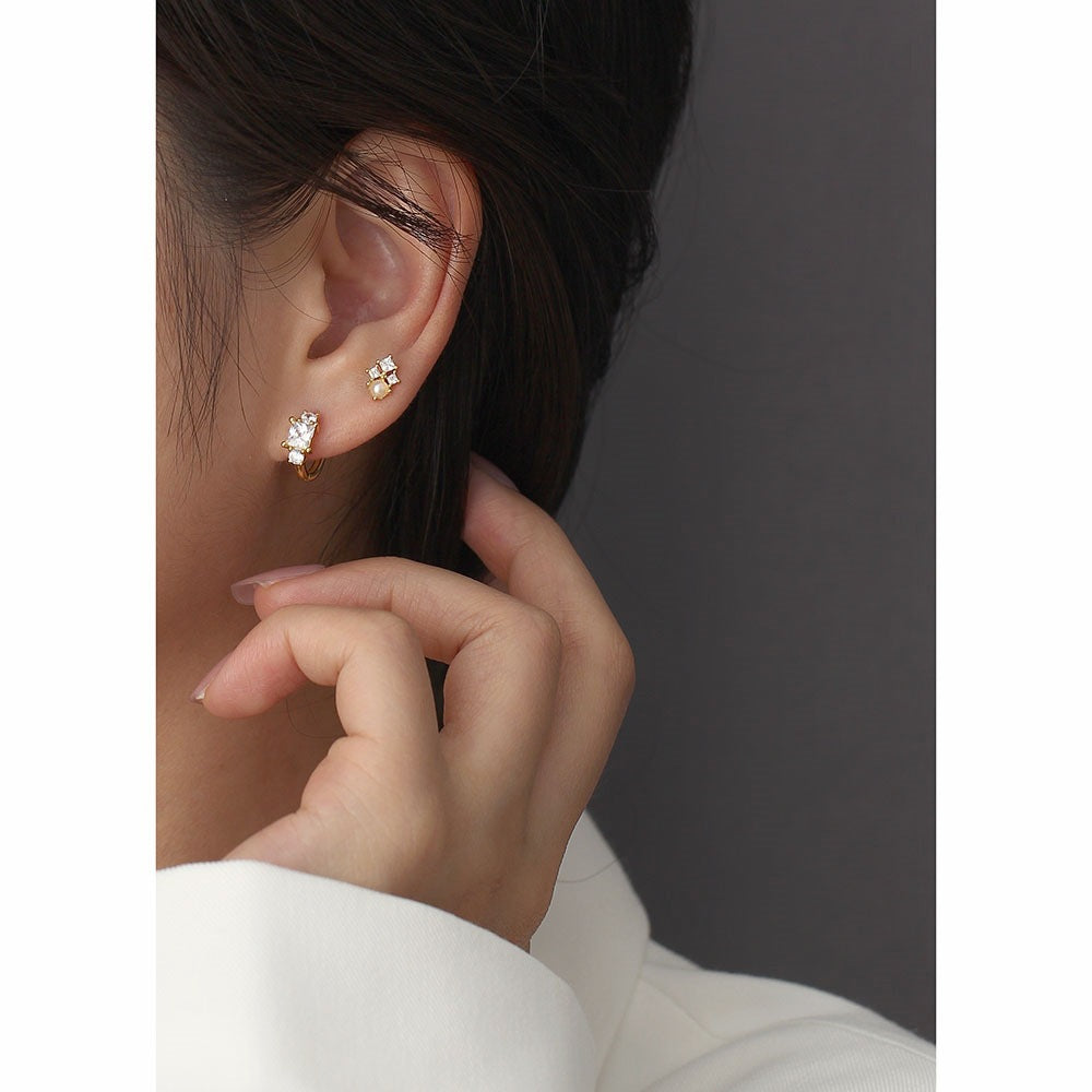 925 Sterling Silver Delicate Earring Studs