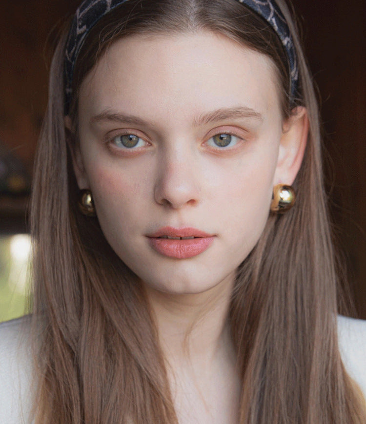 Brass High Polish Earrings