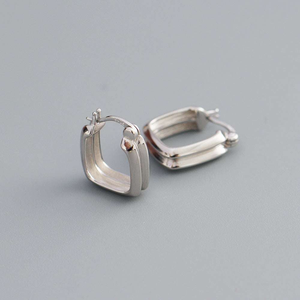 925 Sterling Silver Hoop Earrings