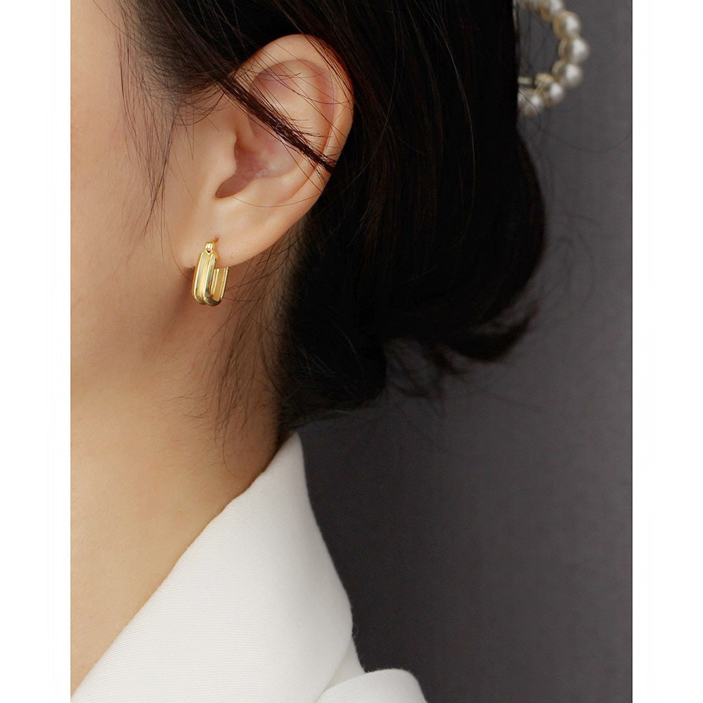 925 Sterling Silver Hoop Earrings