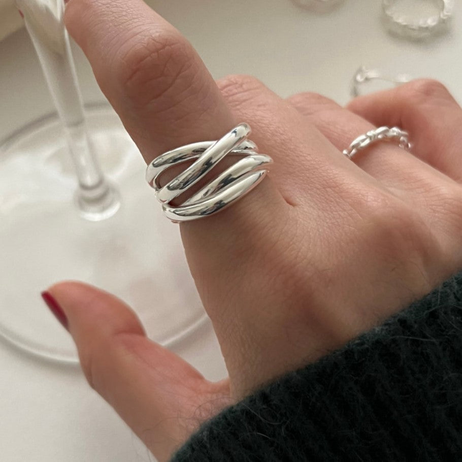 925 Sterling Silver Wide Ring