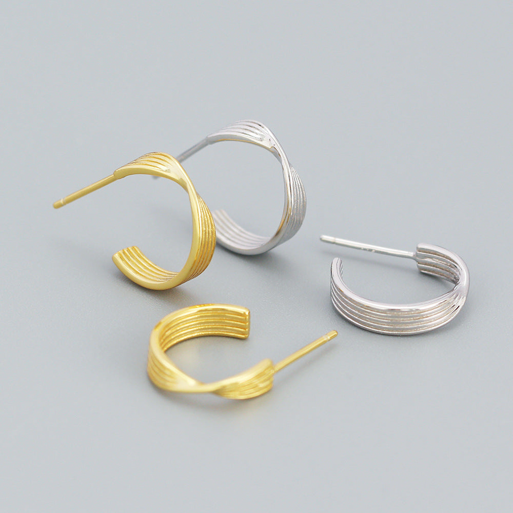 925 Sterling Silver Hoop Earrings