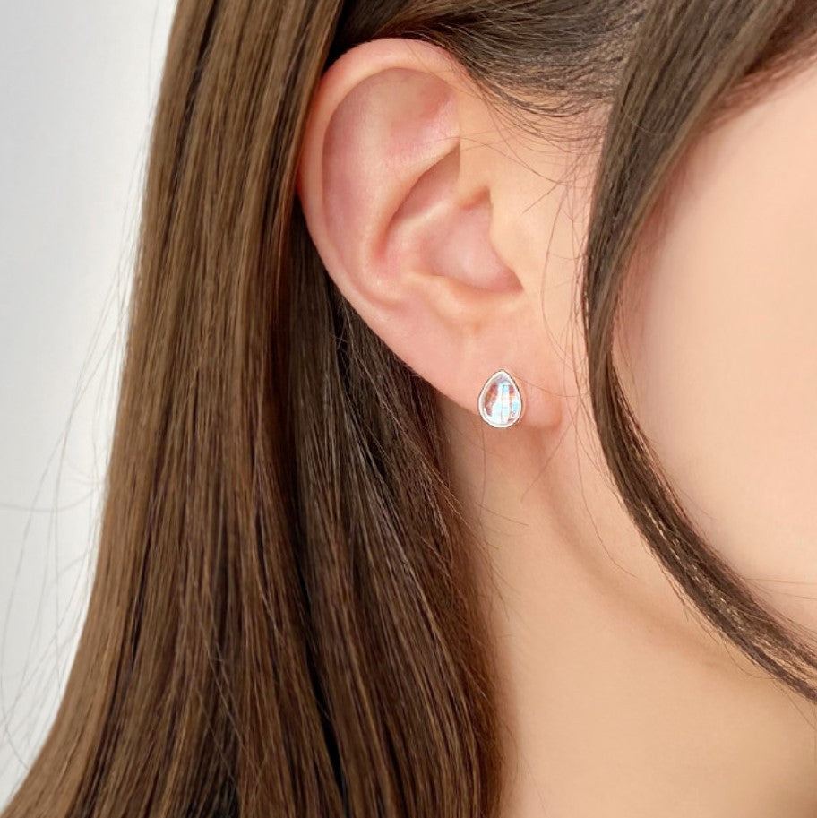 925 Sterling Silver Water Drop Earrings