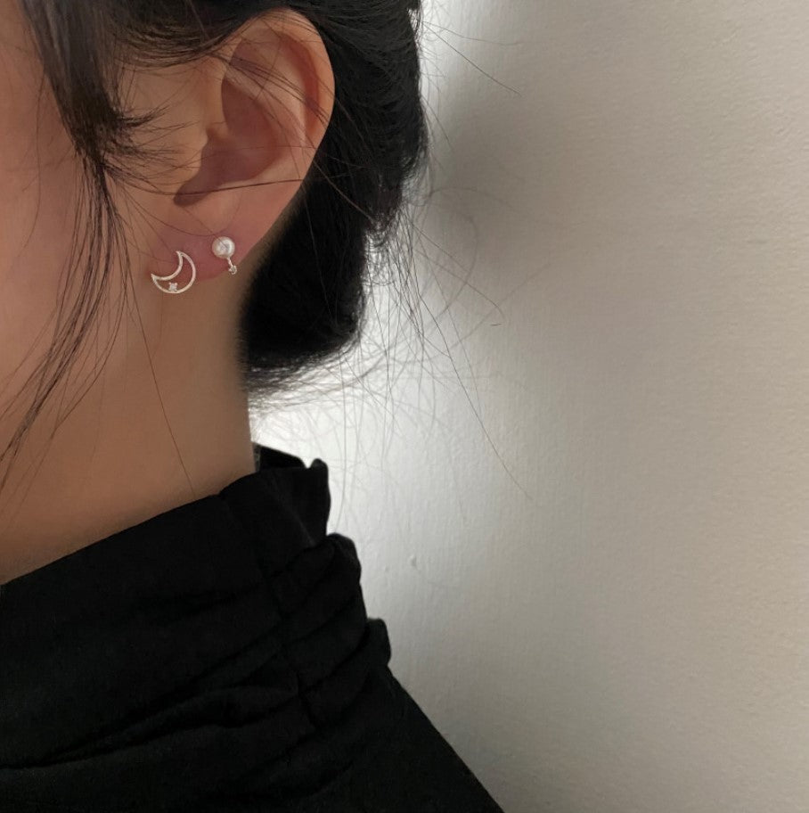 925 Sterling Sliver Earrings With Fresh Water Pearl