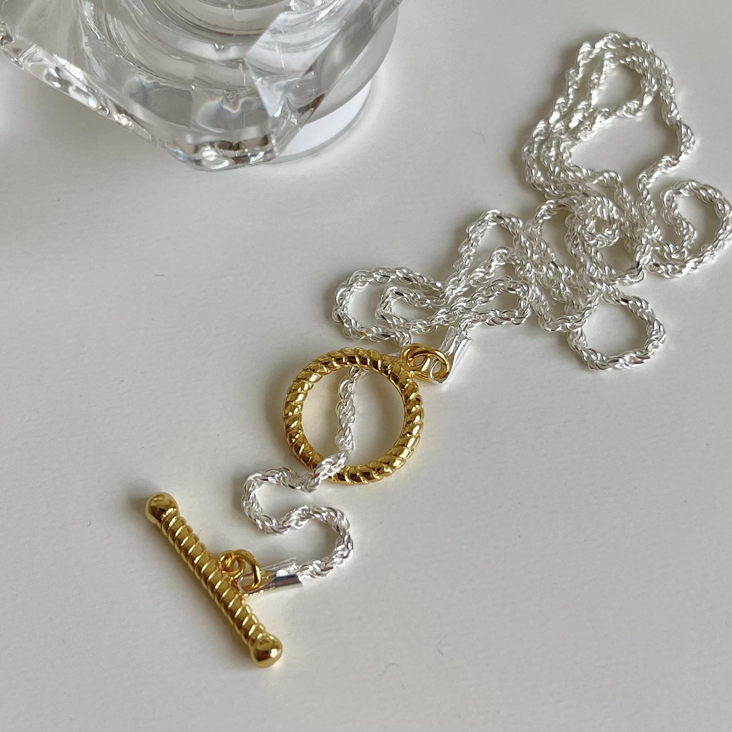 925 Sterling Silver OT Pendant Necklace
