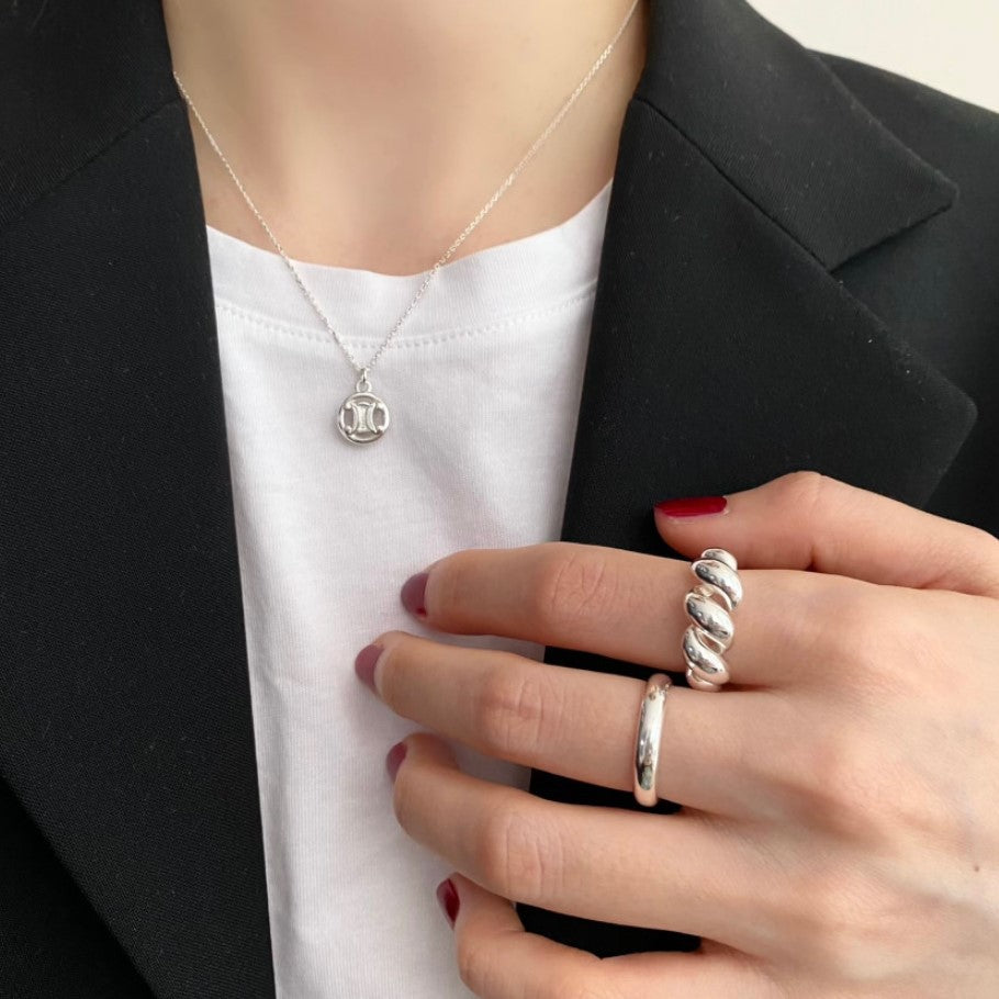 925 Sterling Silver Chic Pendant Necklace
