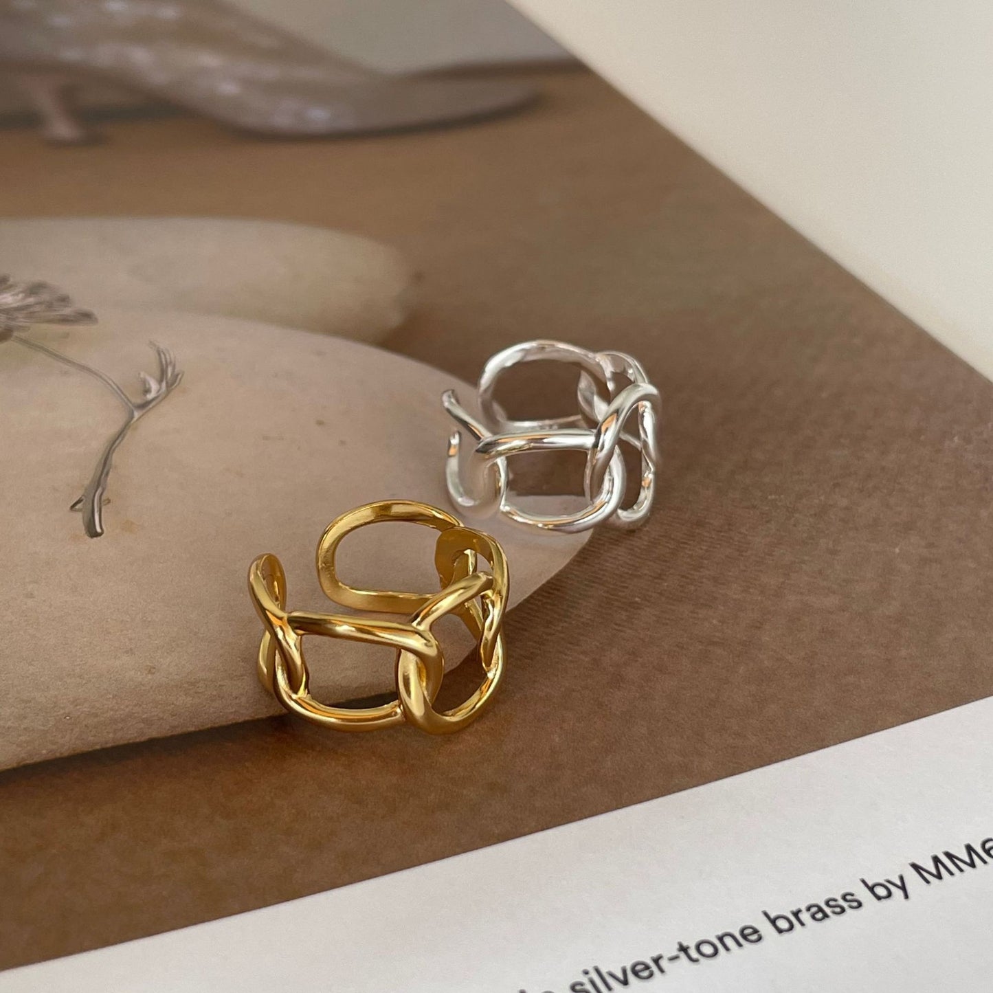 925 Sterling Silver Trendy Ring