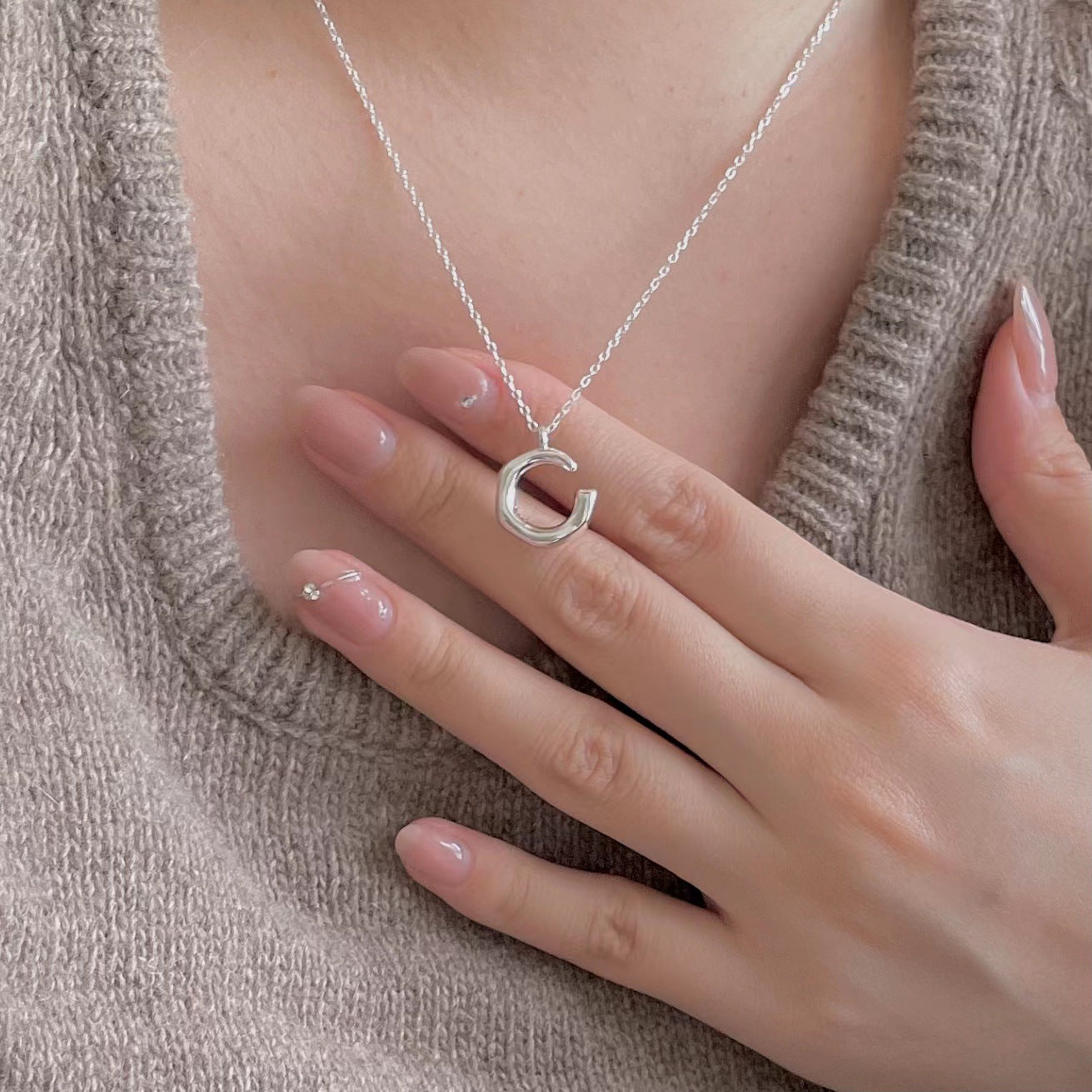 925 Sterling Silver Chic Pendant Necklace