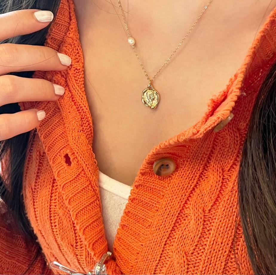 925 Sterling Silver Freshwater Pearl Fashion Pendant Necklace