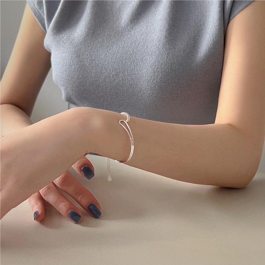 925 Sterling Silver Chic Bracelet Bangle