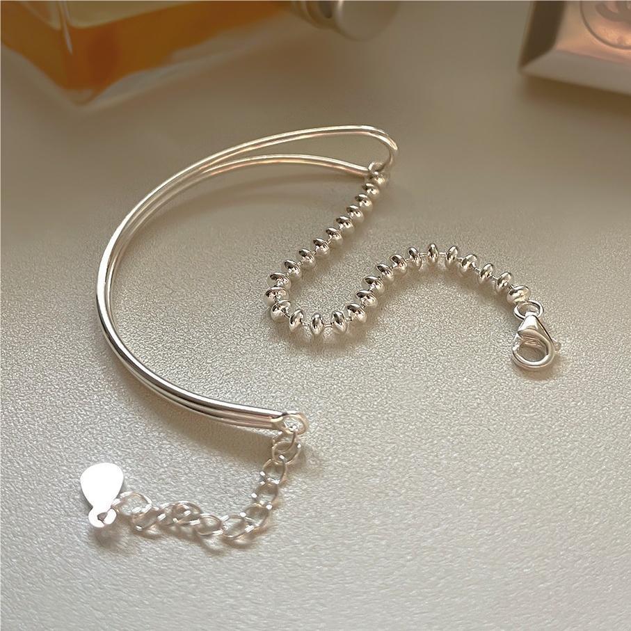 925 Sterling Silver Chic Bracelet Bangle