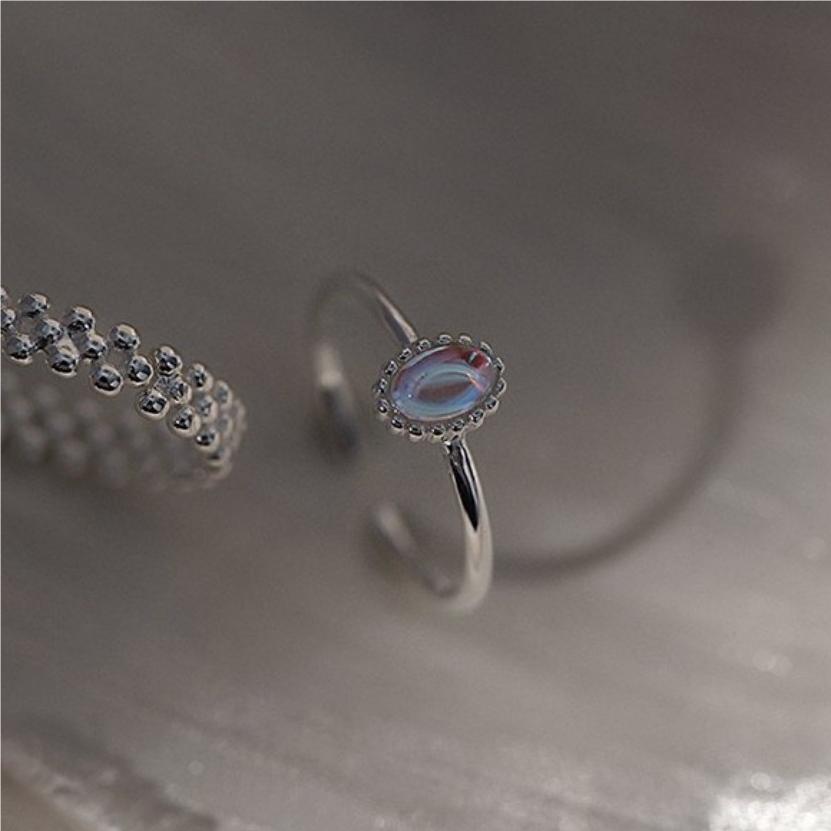 925 Sterling Silver AB Zircon Ring