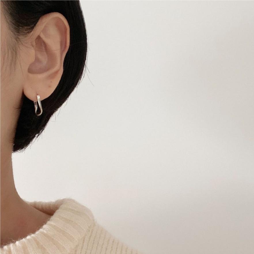 925 Sterling Silver Simple and Stylish Earrings