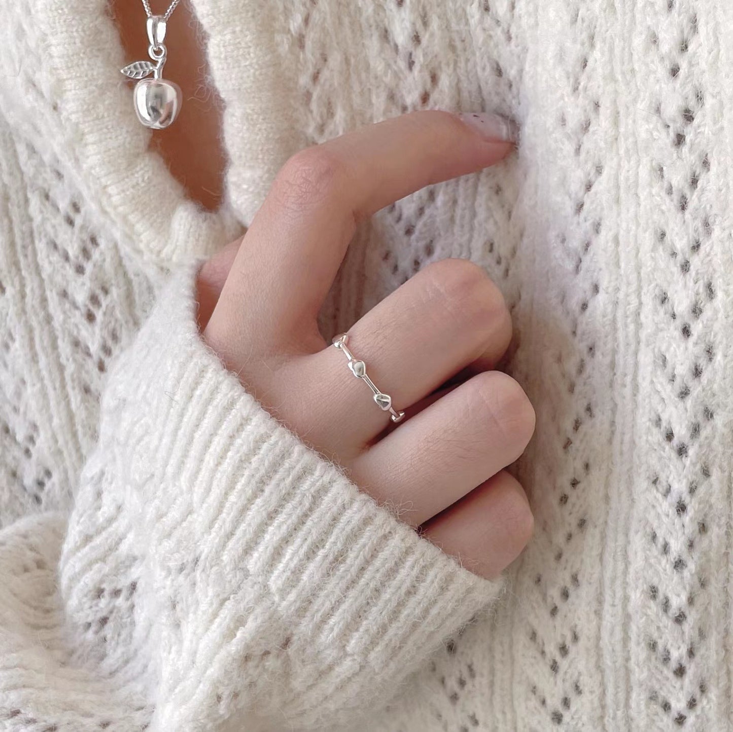 925 Sterling Silver Heart Ring