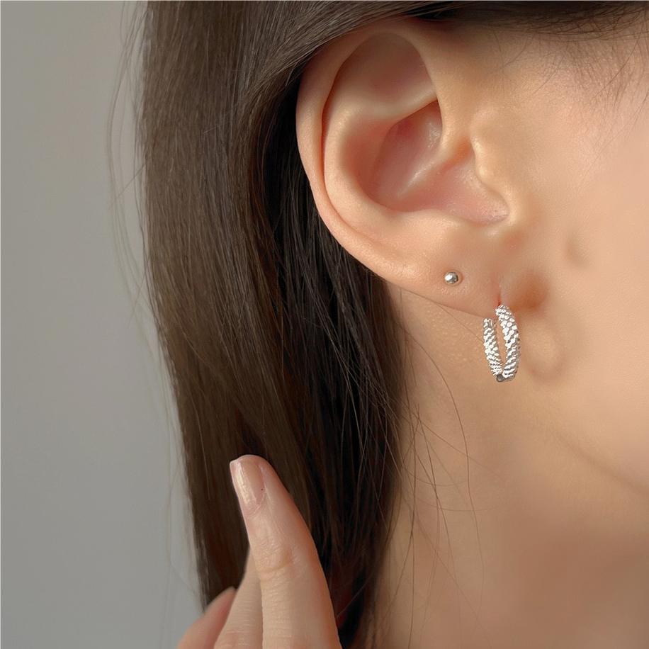 925 Sterling Silver Hoop Earrings