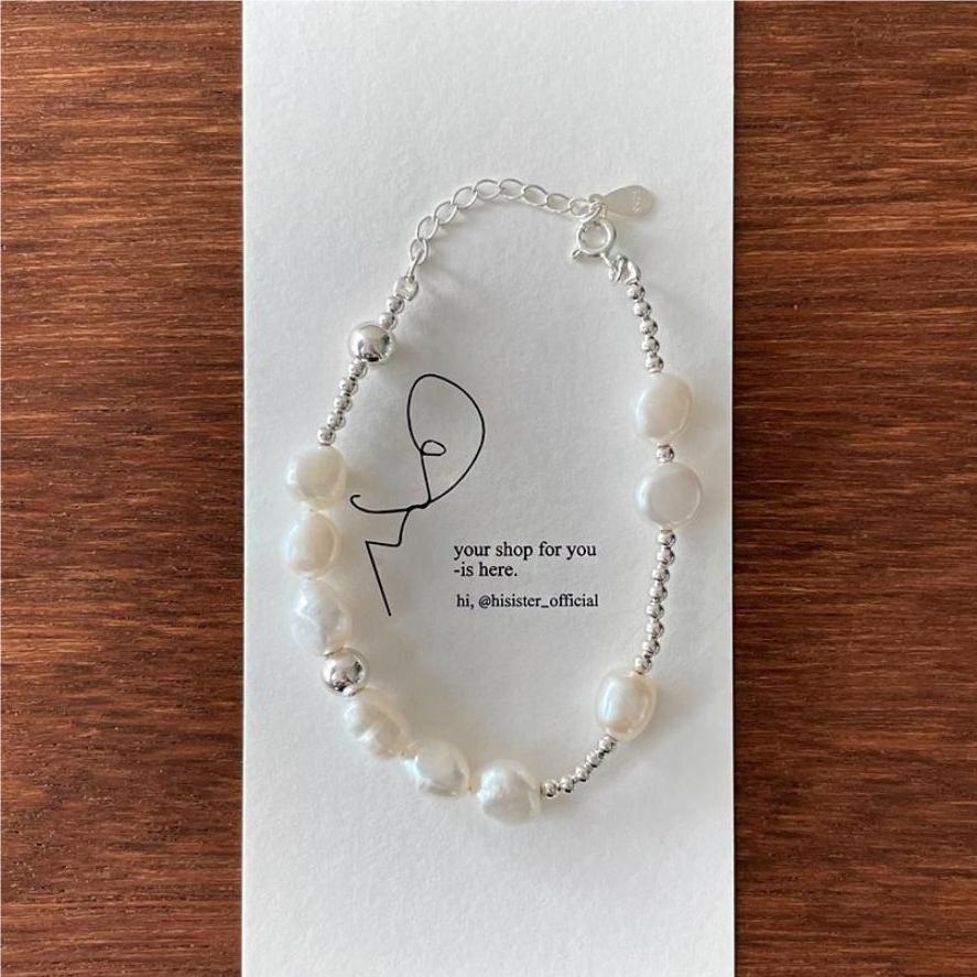 925 Sterling Silver Freshwater Pearl Bracelet Bangle