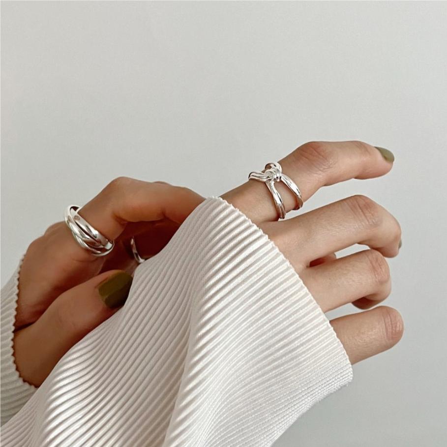 925 Sterling Silver Knotted Ring