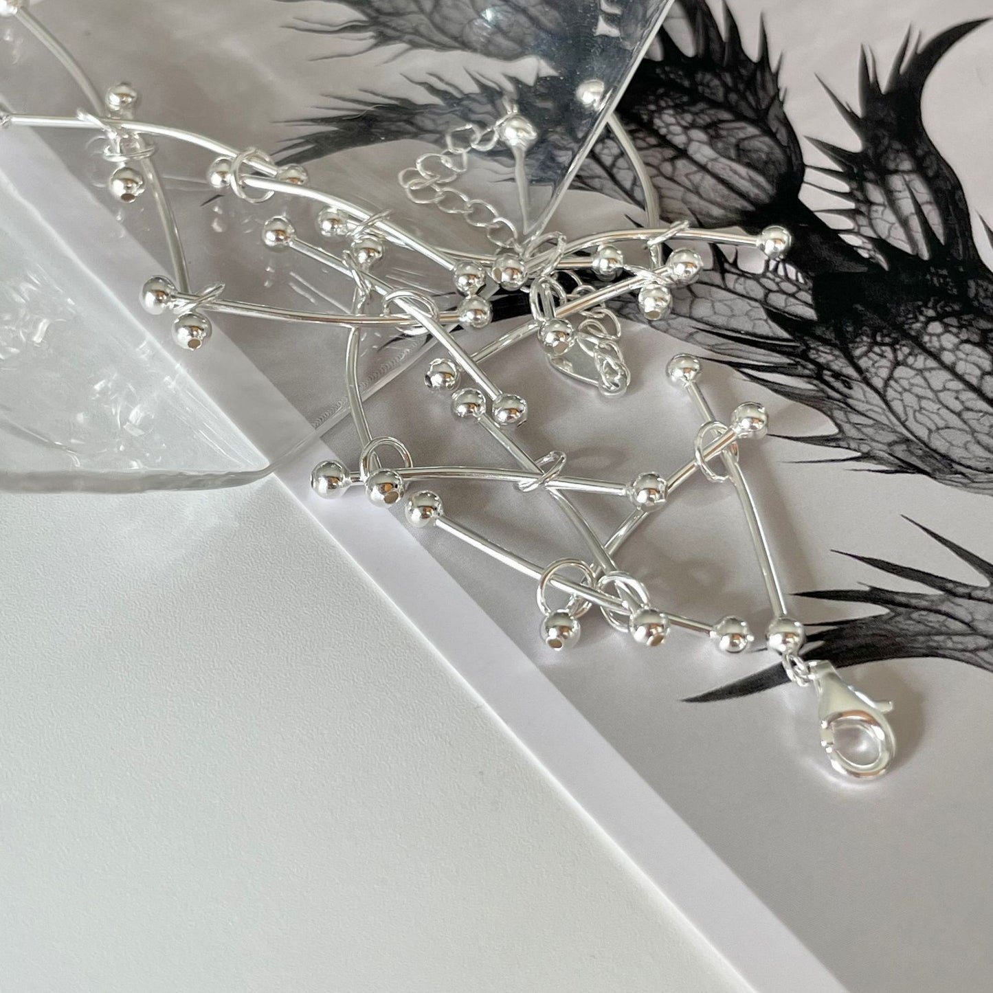 925 Sterling Silver Knotted Necklace
