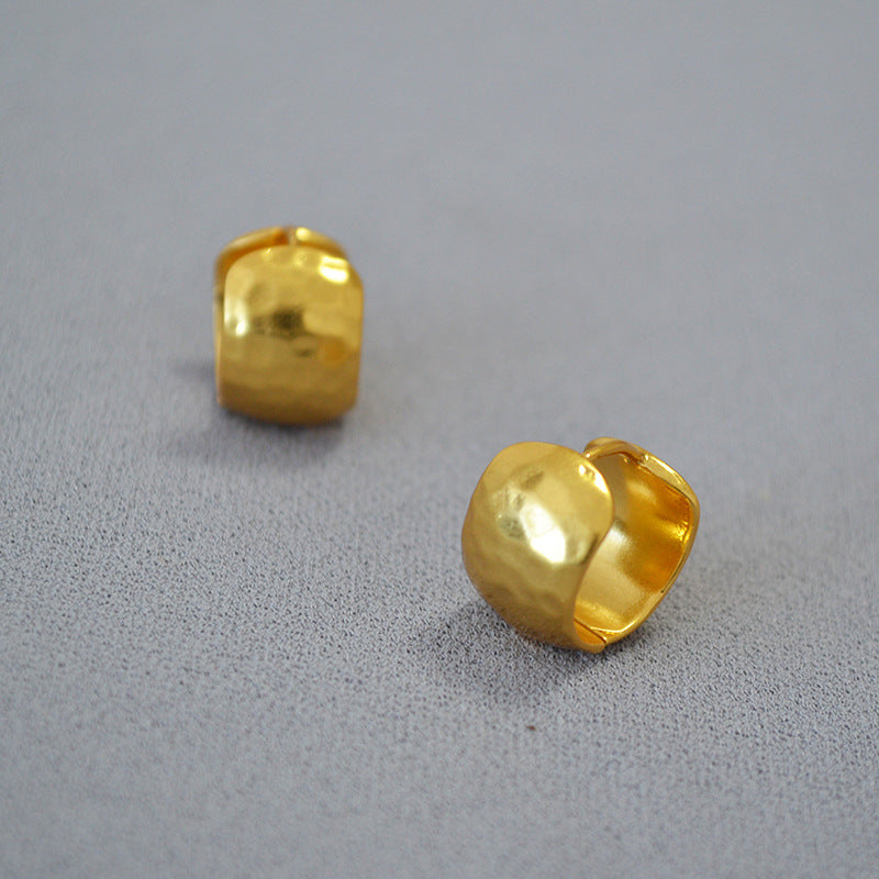 Brass Small Hoop Earrings