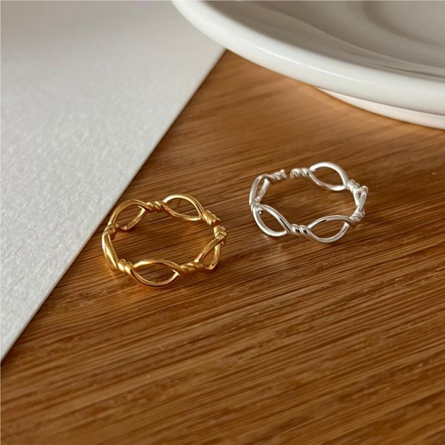 925 Sterling Silver Twisted Ring