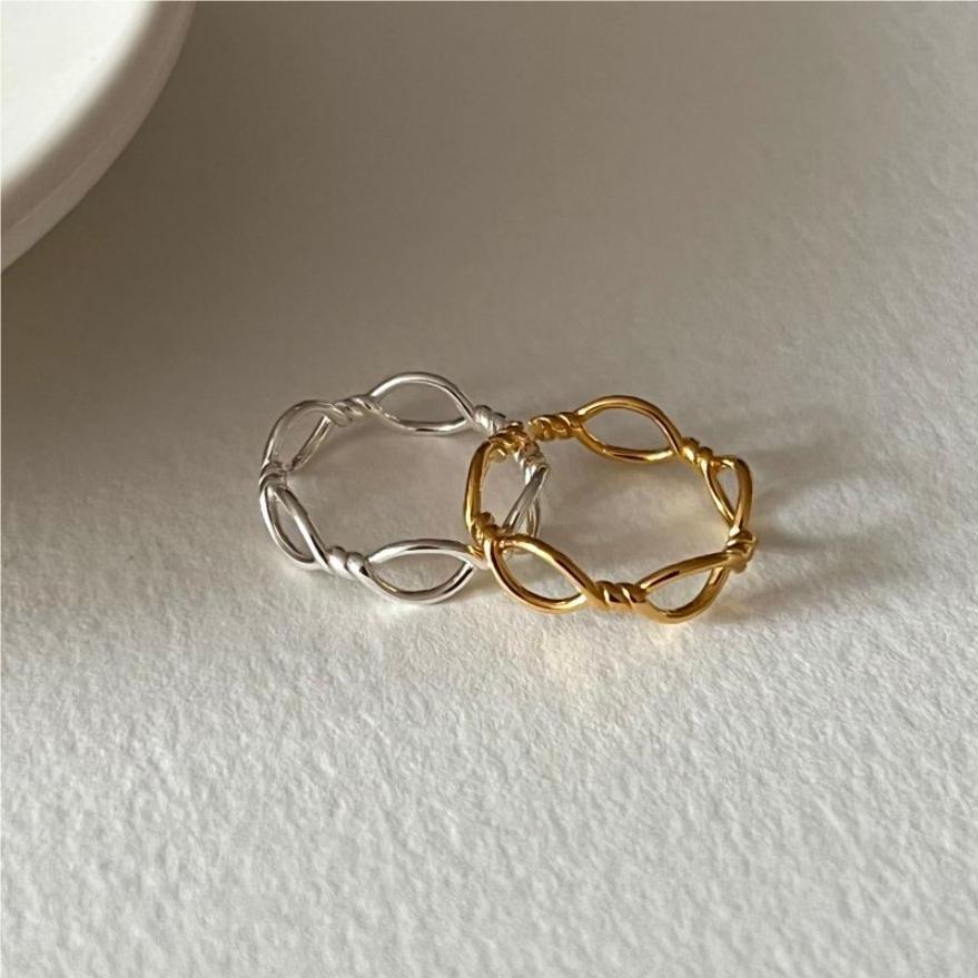 925 Sterling Silver Twisted Ring