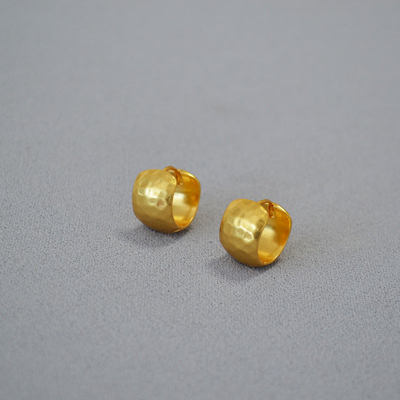 Brass Small Hoop Earrings