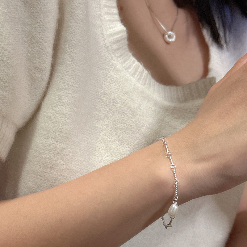 925 Sterling Silver Chain Bracelet Bangle