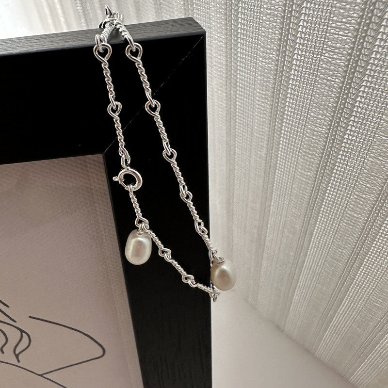 925 Sterling Silver Chain Bracelet Bangle