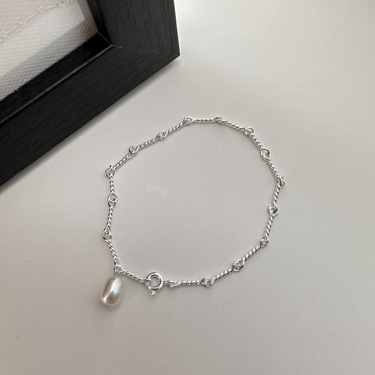 925 Sterling Silver Chain Bracelet Bangle