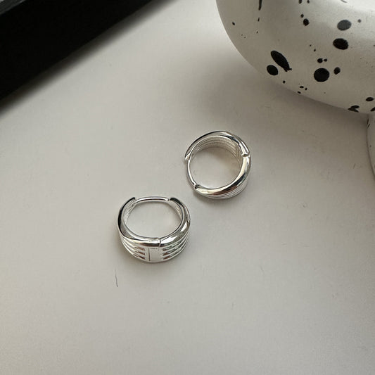 925 Sterling Silver Hoop Earrings