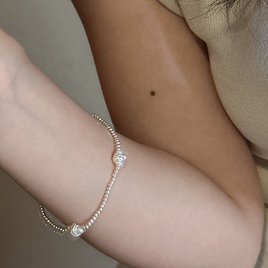 925 sterling silver fashion pearl bracelet