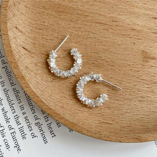 925 sterling silver stylish simple earring